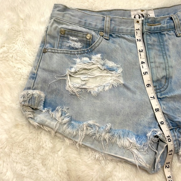 One Teaspoon Bandits Lo Waist Relaxed Shorts - Picture 7 of 10